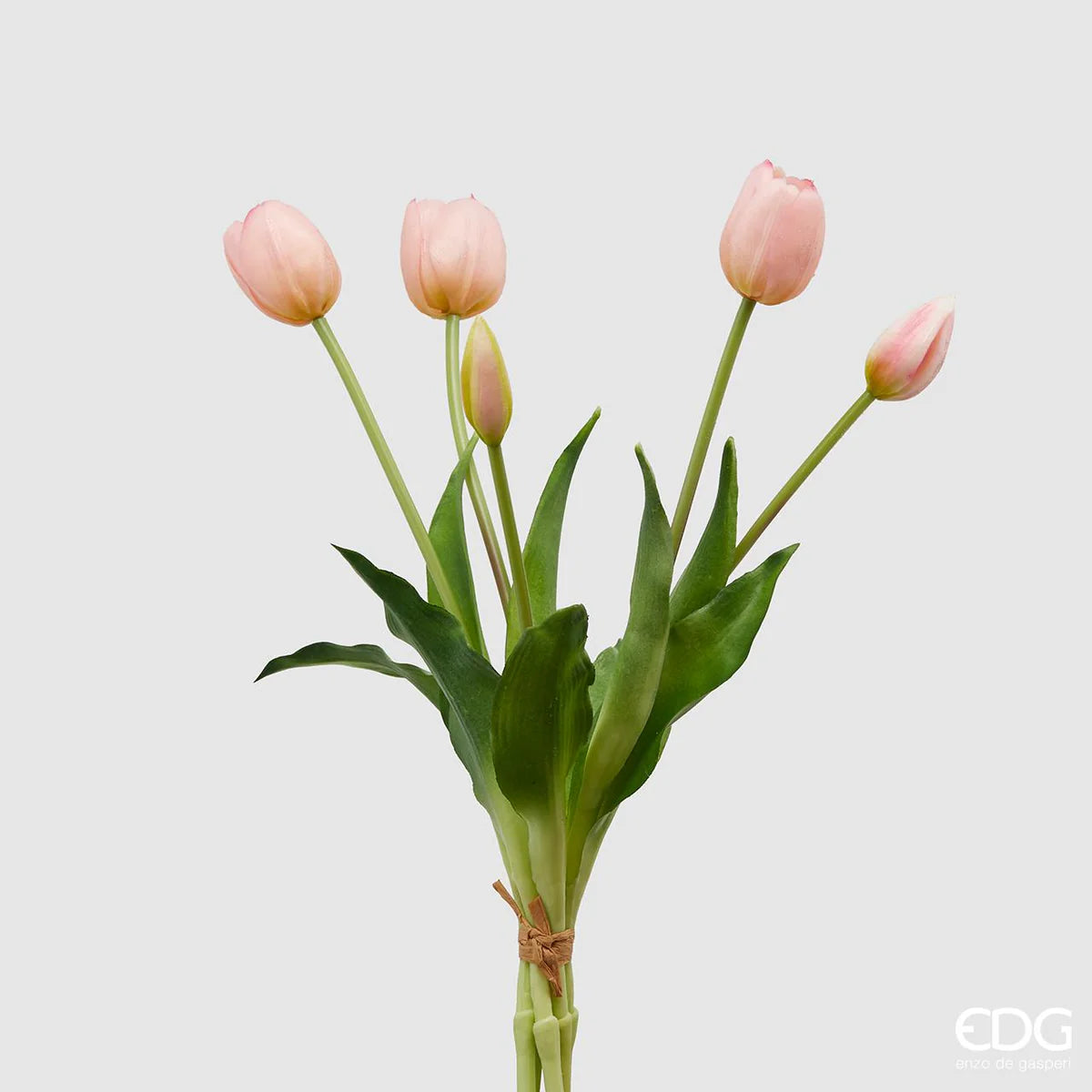 EDG - Mazzo 5 Tulipani Gomm Olis H40 cm Rosa