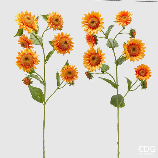 EDG - Branche de Tournesol H 130cm Orange