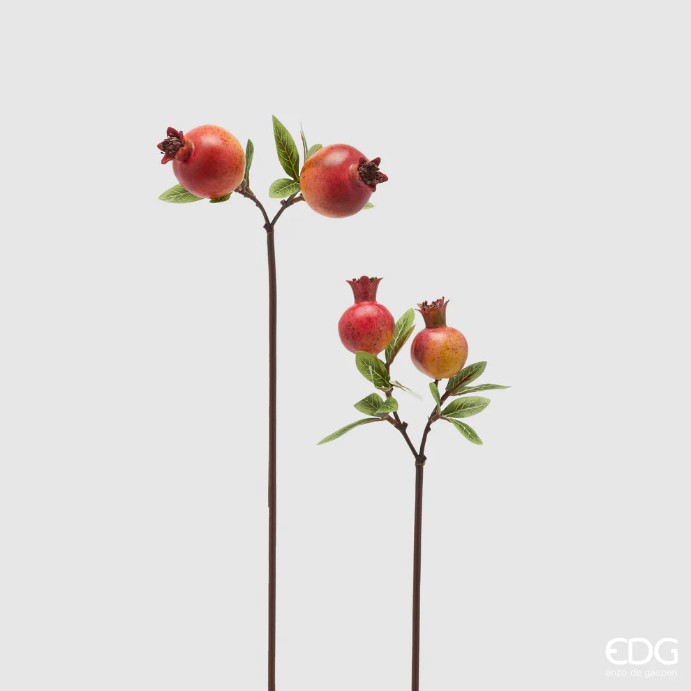 EDG - Pomegranate Branch h 33 CM Red