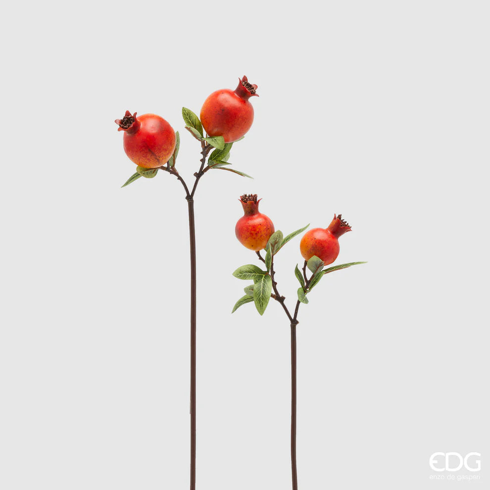 EDG - Pomegranate Branch h 33 CM Orange