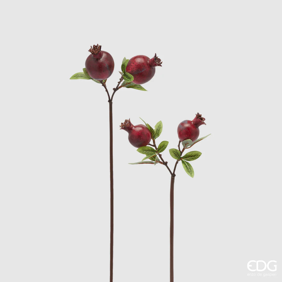 EDG - Pomegranate Branch h 33 CM Burgundy