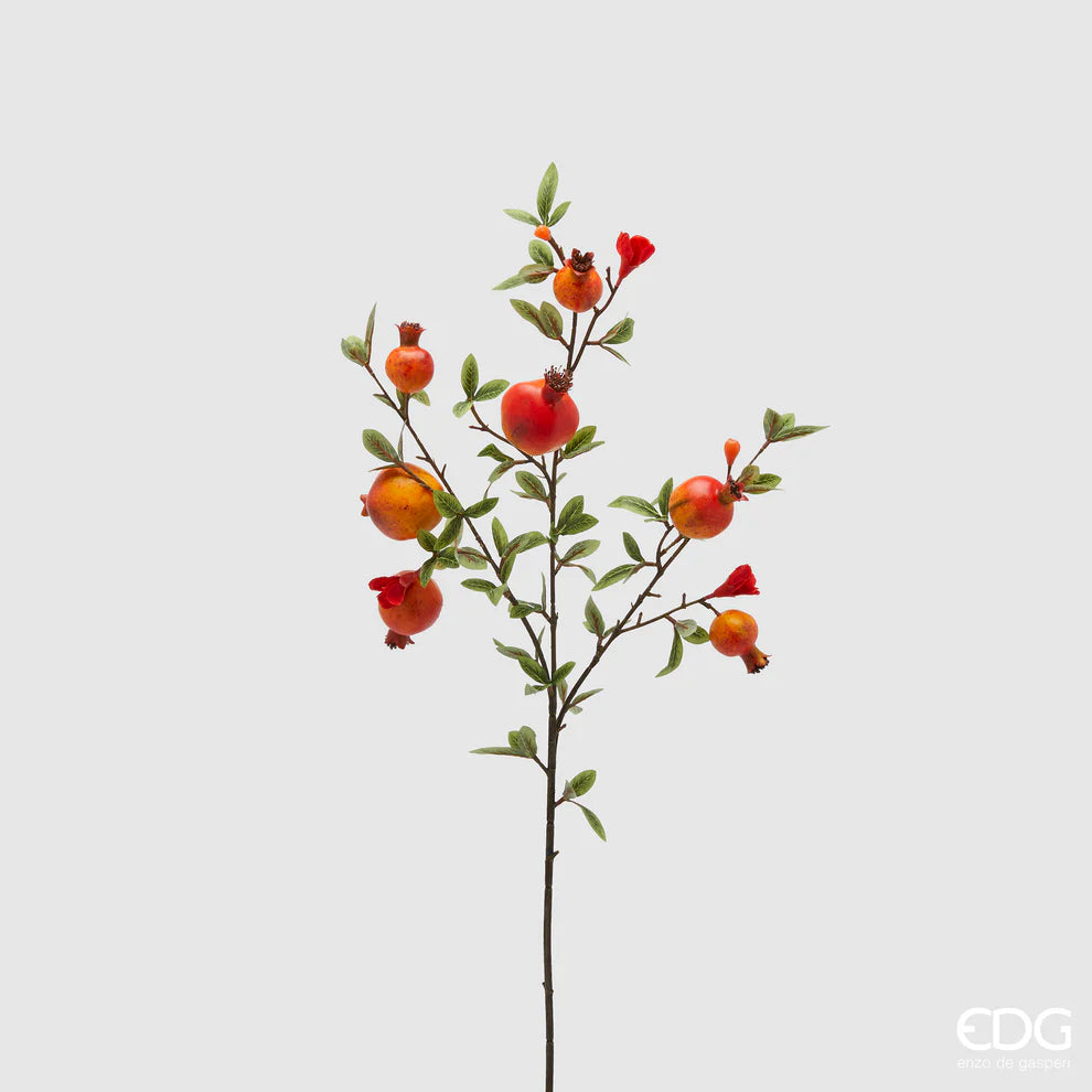 EDG - Pomegranate Branch H76 cm Orange