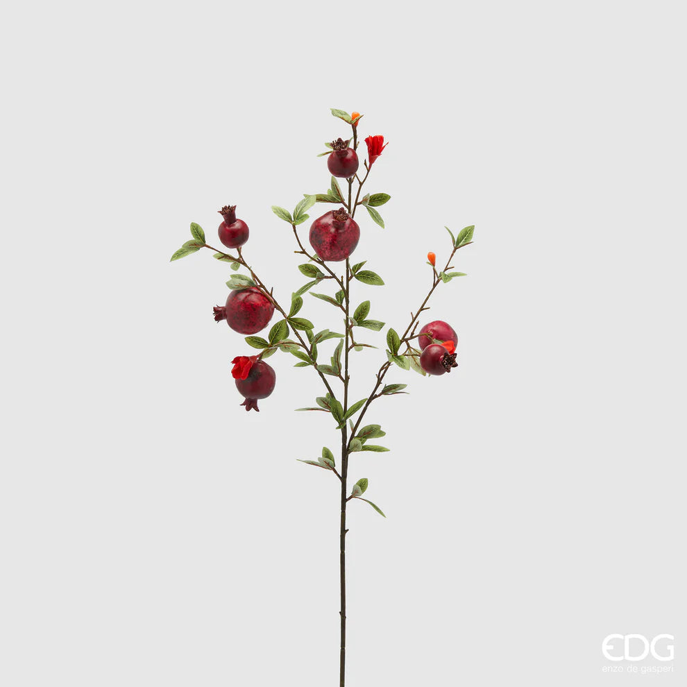 EDG - Pomegranate Branch H76 cm Burgundy