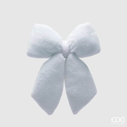 EDG - Furry Bow 43x41 cm White