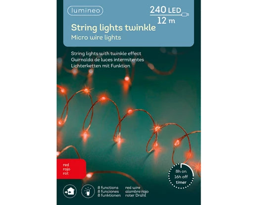 Garden Foggia - String Lights Rosse