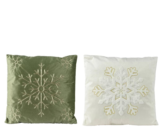 Coussin Flocon de Neige - Jardin Foggia