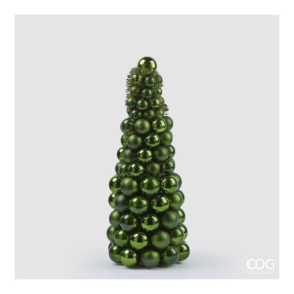 EDG - Topiaire Pallemix Cône de Noël X96 H 50 Cm D 21 Cm Vert