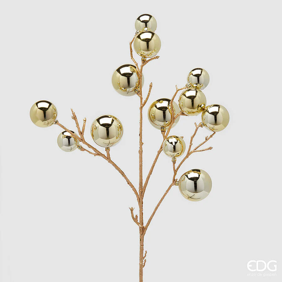 EDG - Christmas Decoration PalleMix Branch X 12 H 53 Cm Gold