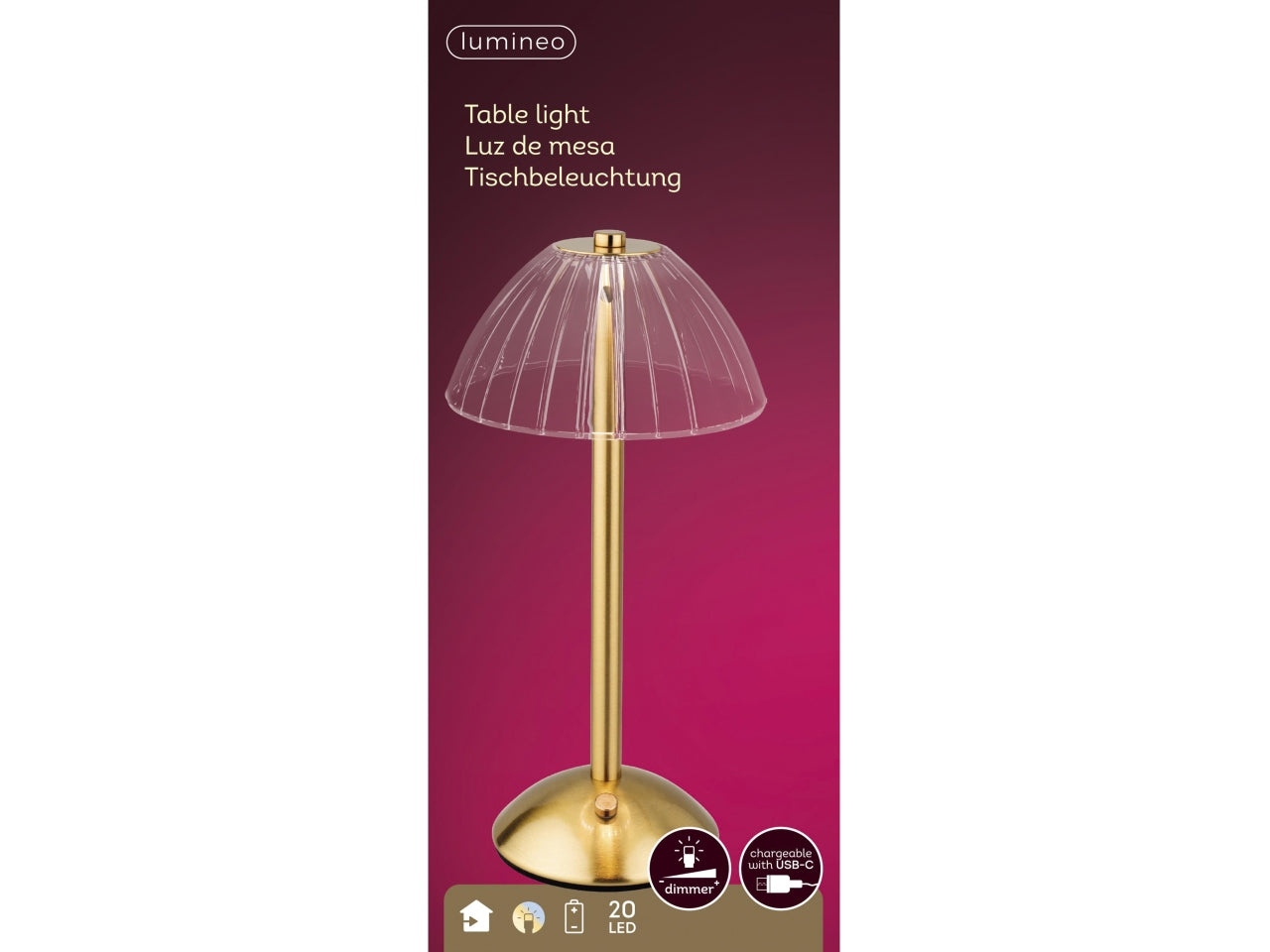 Garden Foggia - Gold Table Lamp