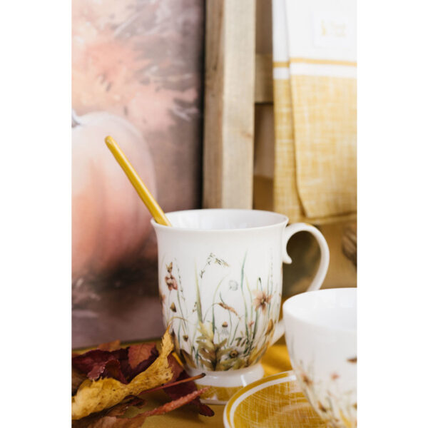 Mug Nuages ​​en tissu - "Jardin d'automne"