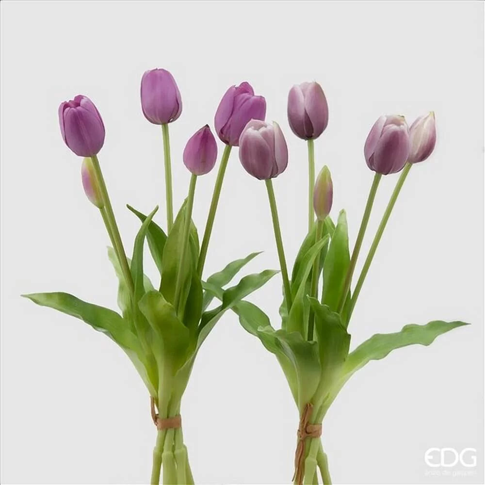 EDG - 5 Piece Purple Tulip Bouquet