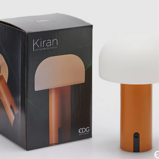 EDG - Kiran Orange Mushroom Lamp