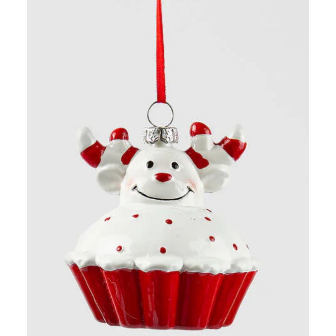 EDG - Addobbo Cupcake Pupazzo di Neve