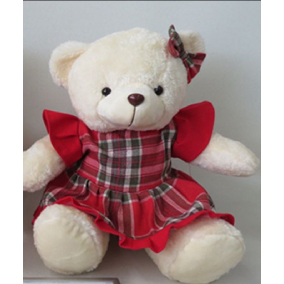 Jardin Foggia - Collier d'ours en peluche avec costume écossais