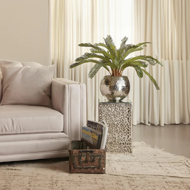 EDG - Pianta Cycas 24 Foglie con vaso H 72cm