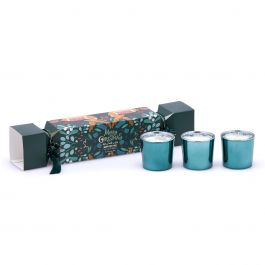 EDG - Set 3 Candele Joyful con Profumo Black Forest H5 cm