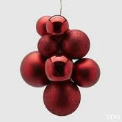 EDG - 10 Spheres Burgundy Cluster